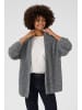 CULTURE Strickjacke CUbrava Oversize fit in Steel Gray Melange