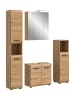ebuy24 Badmöbelset Ice (5-teilig) Eiche 150 x 46 cm