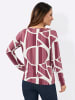 WITT WEIDEN Druck-Shirt in bordeaux-ecru-bedruckt