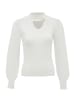 leo selection Damen Strickpullover in Weiss