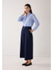 More & More verkürzte, weite Hose, "Culotte" in dark blue