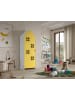 58 aufm Kessel REGALSCHRANK Kania 58x37x171 MDF Weiß/Gelb