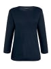 Betty Barclay Basic Shirt mit Rundhalsausschnitt in dunkelblau