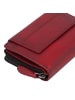 Greenburry Destressed Geldbörse RFID Schutz Leder 13.5 cm in deep red