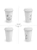 Mr. & Mrs. Panda Coffee To Go Becher Einhorn Nacht mit Spruch in Weiß