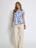 DESIRES Bluse in Angel Blue Print