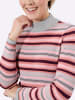WITT WEIDEN Streifenpullover in rosenholz-burgund-geringelt