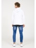 PLUS EIGHTEEN Herren Kapuzenpullover in Weiss