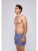 SNOCKS American Woven Boxershorts aus Bio-Baumwolle Big Check 3 Stück