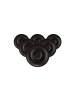 Seltmann Weiden 6er Set Espressountertassen Liberty Velvet Black in Schwarz ø 11,9 cm in schwarz
