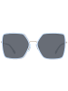 Ana Hickmann Frauen Sonnenbrille Quadratisch Weiß