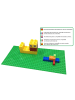 Katara Bauplatte 16x32 Kompatibel LEGO®, Sluban, Papimax, Q-Bricks & mehr 50x50 in blau
