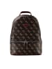 Guess Follie City Rucksack 28 cm in brown logo