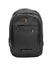 EGOMAXX Gepolsterter Rucksack Carbon Optik Design Backpack in Schwarz-2