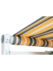 MCW Markise E49, Polyester grau-gelb gestreift