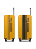 Franky Dallas 3.0 4 Rollen Kofferset 3-teilig mit Dehnfalte in yellow