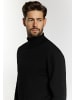 DreiMaster Klassik Rollkragenpullover in Schwarz