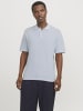 Jack & Jones Gestricktes Polo in Chambray Blue