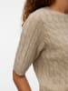 Vero Moda Strickpullover in Natural Melange