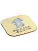 Mr. & Mrs. Panda Tischschoner Elefant Seifenblasen mit Spruch in Gelb Pastell
