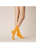 Kunert Socken Liz druckfreier Bund in light orange