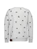 naketano Sweatshirt Krokettenhorst Allover Birds/Grey