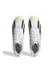 adidas Fußballschuh X CRAZYFAST.4 FxG in ftwwht/cblack/luclem