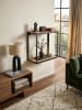 KADIMA DESIGN Wandregal | Sheesham, 35x18x35cm, Industrial