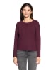 Betty Barclay Feinstrickpullover mit Seitenschlitzen in Dark Aubergine