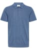 CASUAL FRIDAY Einfarbiges Poloshirt Kurzarm Klassische Passform in Blau