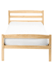 Beliani Kinderbett ECHALLON in Braun - (W) 87 x (H) 71 x (L) 208 cm