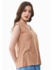 Organication Top "WOR17215" in Tan