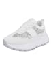 Ital-Design Freizeitschuh in Weiß und Silber
