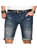 Alessandro Salvarini A. Salvarini Herren Shorts AS100 - AS109 Multi in Jeansblau