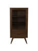 ebuy24 Vitrinenschrank A-Line Grau 72 x 36 cm