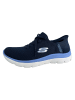 Skechers Slipper Sneaker in blau