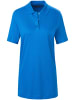 PETER HAHN Poloshirt Cotton in azurblau