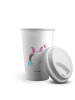 Mr. & Mrs. Panda Kaffeebecher To Go Einhorn Pupsen ohne Spruch in Weiß