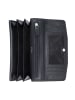 Golden Head Polo Geldbörse RFID Schutz Leder 17.5 cm in schwarz