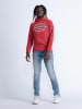 Petrol Industries Hoodie mit Aufdruck Schaumburg in Rot