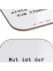 Mr. & Mrs. Panda Holzuntersetzer Spruch Sich in einer neuen Spor... in Weiß