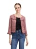 CARTOON Tweedblazer mit Fransen in Rosé/Pink