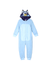 Bluey Overall Fleece Schlafanzug Bluey in Hellblau