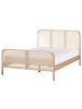 Beliani Doppelbett GONFARON in Braun - (W) 146 x (H) 108 x (L) 209 cm