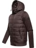ragwear Steppjacke Hallmar Hood in Dark Brown