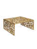 FineBuy Couchtisch in Gold / Aluminium / 60x60x31