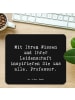 Mr. & Mrs. Panda Mousepad Spruch Inspirierender Professor mit Sp... in Schwarz