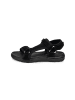 VITAFORM Veloursleder Sandalen in schwarz