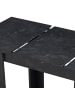 B&D Home Ausziehtisch LIVIUS in Marmor-Schwarz