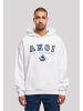 F4NT4STIC Hoodie Hoodie Ahoi Knut & Jan Hamburg in weiß